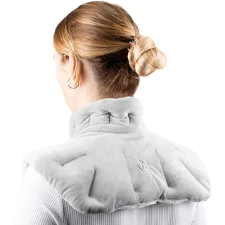 for you Wärmekissen mit Hirse und Lavendel - Körnerkissen mit Duftaroma für Nacken, Schulter & Rücken - Gegen Verspannungen von Rücken, Nacken & Schultern - Schmerzlindernd Wärmetherapie