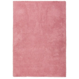 Hochflorteppich Super Soft Shaggy  (Rosa, 170 x 120 cm, 100 % Polyester  (Flor))
