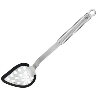 Rösle Rundgriff Multifunktionslöffel Silikon 34 cm schwarz/silber