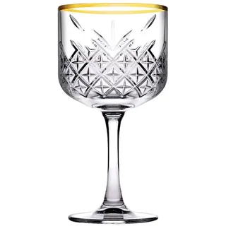 Pasabahce Timeless Golden Cocktailgläser – 4-teiliges Set mit Goldrand