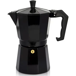 Krüger Espressokanne Italiano 3 Tassen Schwarz