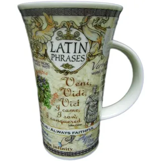 DUNOON Becher Glencoe Motiv "LATIN PHRASES" VERITAS VOS LIBERABIT