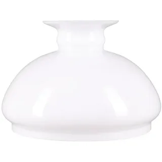 Home4Living Lampenschirm Lampenglas Opalglas Ersatzglas Petroleumglas Ø 186mm, Dekorativ weiß