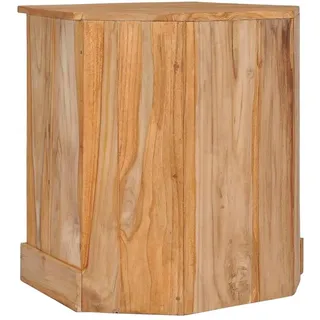 vidaXL Sideboard 60 x 45 x 60 cm Massivholz Teak / Braun