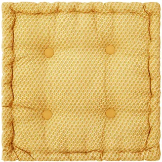 Atmosphera Bodenkissen Otto 40 x 40 cm Gelb