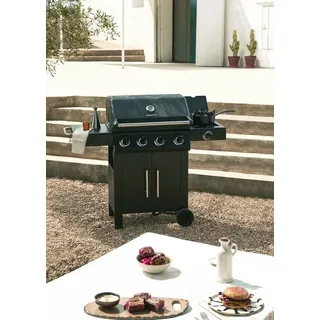 CREATE - BBQ GAS BURNER PRO - Gasgrill mit Seitenbrenner und Klapptisch