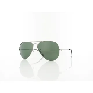 Ray-Ban Aviator Large Metal RB3025 004/58 58-14 gunmetal/polarized green classic