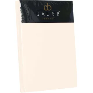 Curt Bauer Spannbettlaken Uni-Mako-Satin 140 x 200 cm champagner