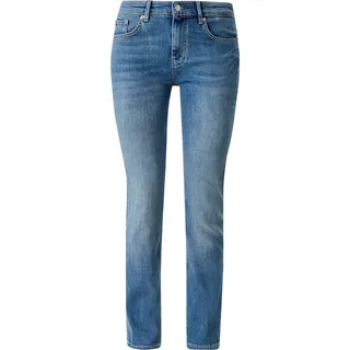 s.Oliver - Jeans Karolin / Regular Fit / Mid Rise / Straight Leg, Damen, blau, 36/34