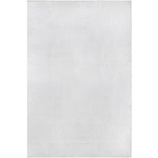 KADIMA DESIGN DALAR Kurzflorteppich 240 x 340 cm Weiß