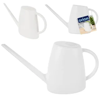 orion group Gießkanne Blumengießkanne zum Gießen von Pflanzen aus weiß | Kunststoff 1,6 L