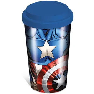 Captain America Torso Marvel Comics Avengers Travel Coffee Gift Mug Cup Official