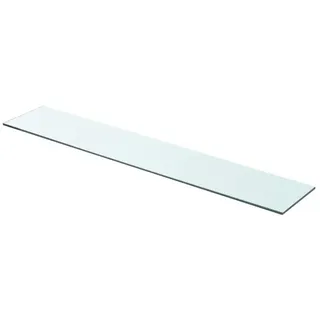 vidaXL Wandregal 90 x 15 x 1,5 cm Transparent