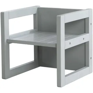 Roba Sitzhocker, Grau, Holzwerkstoff, 1-Sitzer, 30x30x30 cm, Kinder- & Jugendzimmer, Kindermöbel, Kindersitzmöbel & -tische, Kinderstühle