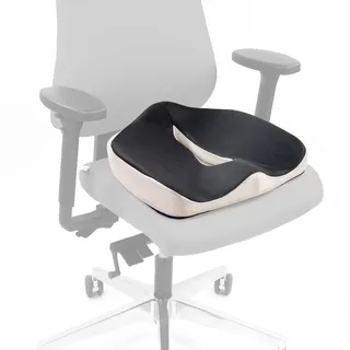 HJH Office Sitzkissen MEDISIT VII 40 x 40 cm Schwarz