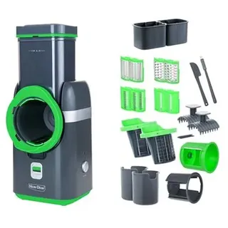 GENIUS Nicer Dicer elektrischer Gemüseschneider 10 versch. Einsätze