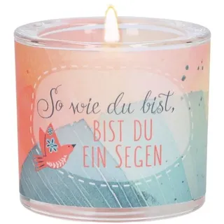 Butzon & Bercker LichtMoment So wie du bist Glas-Windlicht 6 x 6,5 cm