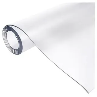 COFI 1453 Tischfolie 1.7mm Tischdecke 90 cm 170 cm Schutzfolie Tischschutz Tischmatte PVC transparent klar abwaschbar