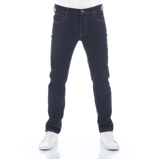 LEE Herren Jeans Stretch Denim Daren Zip Fly Regular Fit Regular Fit Blau Normaler Bund Reißverschluss L 34
