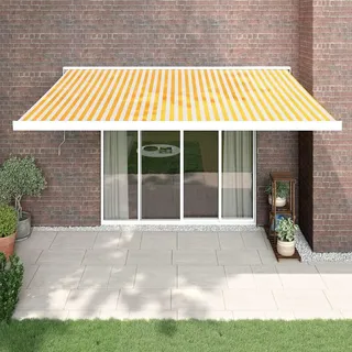 vidaXL Markise 400 x 300 cm gelb