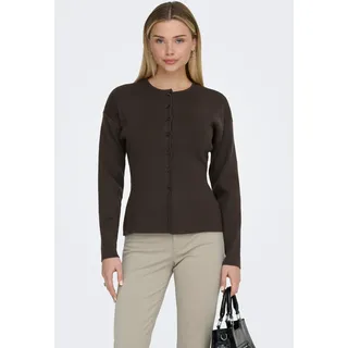 Only ONLLUCY LS O-NECK CARDIGAN EX KNT Braun S