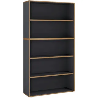 VCM Salia Aktenregal 100 x 33 x 183 cm anthrazit