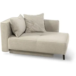 Recamiere Rex Cord Light Greige