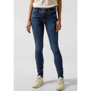 Slim-fit-Jeans, mit Markenlabel hinten, Gr. 26 - Länge 32, deep indigo, , 47833318-26 Länge 32