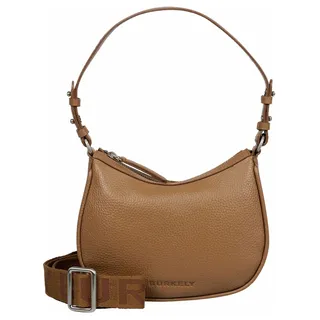 Burkely Henkeltasche Leder Taupe