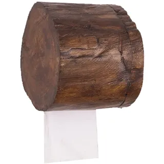 WYJRO Toilettenpapierhalter Holz,Klopapierhalter Bambus Natürlich, WC Rollenhalter,Klorollenhalter für Badezimmer, Küche, Schlafzimmer