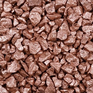 Dekosteine / Deko-Rocks (9-13 mm), 1 kg, kupfer-metallic