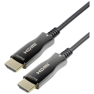 Maxtrack HDMI Anschlusskabel HDMI-A Stecker HDMI-A Stecker 20 m Schwarz