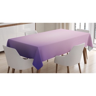 Abakuhaus Tischdecke Farbfest Waschbar Für den Außen Bereich geeignet Klare Farben, Lavendel Rosa und Lila Ombre rosa 140 cm x 200 cm