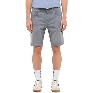 Mustang Herren Style Troy Denim Shorts ULW, grau mittel - 32