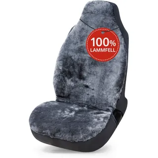 Walser Autositzbezug Lammfell Lammfellbezug Zoya Autoschonbezug Lammfell anthrazit 20024