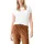 Fließendes Jersey-Shirt Weiß XS
