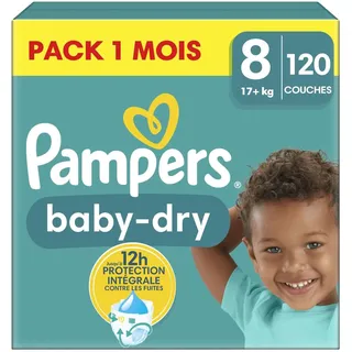 Pampers Baby-Dry Gr. 8 (17+ kg) 120 St.