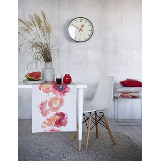 Apelt Tischläufer Mohnblume 48 x 140 cm Baumwolle Rot