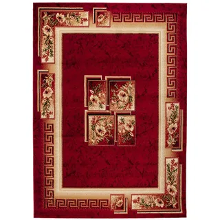 Tapiso Teppich, Rot, Beige, Textil, Rechteckig, 180x250 cm, Teppiche & Böden, Teppiche