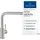 Niederdruck edelstahl massiv 969711LC