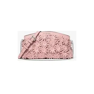 MK Wandelbare Clutch Athena mit Blumenapplikationen - Rosa - Michael Kors - ONE SIZE