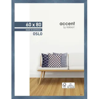 Accent by Nielsen Holz Bilderrahmen Oslo ca. 60x80cm in Farbe Blue