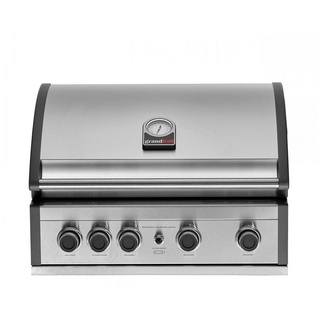 GrandHall Einbau-Gasgrill Pro Elite G4 Einbau Gas Grill bbq Edelstahl 4 Brenner 14 kw
