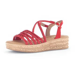 Gabor Keilsandalette Damen Rot 40