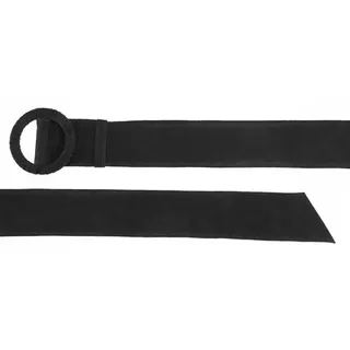 LASCANA Damengürtel Leder schwarz 90