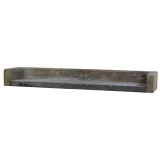 Chic Antique Wandregal 60 x 15 x 7 cm Braun