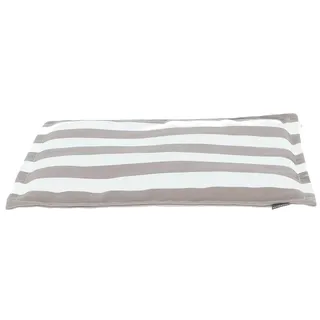 Outdoor Sitzkissen FINE zu CUBIC/LUX/MIA Streifen weiß/taupe