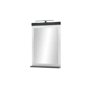 Spiegel mit Beleuchtung  Sintra , weiß , Holzwerkstoff, Glas  , Maße (cm): B: 56 H: 100 T: 10