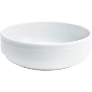 KAHLA Matinee Schüssel 17 cm | Salatschale mit Fischgräten-Muster aus Porzellan