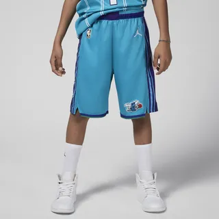 Charlotte Hornets 2023/24 Hardwood Classics Jordan Dri-FIT NBA Swingman Shorts für ältere Kinder (Jungen) - Blau, S